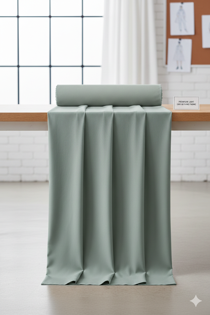 Premium Wash & Wear Medium Gents Suiting Fabric - Wrinkle-Resistant Drape