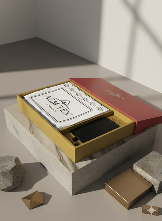 AZM TEX (KHANZADA) | Men`s Premium Cotton with Wallet Gift